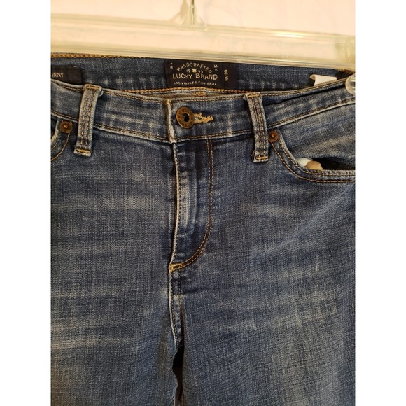 Women's Lucky Brand Charlie Skinny Jeans Size 10 - Picture 3 of 4